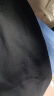 Foss Phil休闲裤男春夏季宽松直筒裤子男垂顺感阔腿运动西装裤819黑色3XL 实拍图