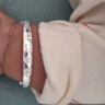 周大生银手镯婴儿宝宝足银镯子一对新生儿童小孩子周岁满月礼物 晒单实拍图