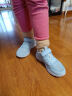 特步（XTEP）儿童童鞋女童中大童舒适轻便透气运动跑鞋 微波蓝/水粉色 33码 晒单实拍图