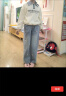 迪士尼（Disney）女童装春秋季套装2024新款女孩时髦洋气大童韩版时尚针织衫两件套 卫衣裤子两件套 160码（建议身高145-155CM） 晒单实拍图