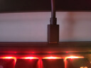 CHERRY樱桃 MX1.1黑曜极光 机械键盘 游戏键盘 悬浮式无钢结构 87键有线键盘 RGB灯效  黑色 红轴 实拍图