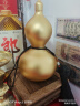 铜师傅 铜挂件《大吉大利葫芦（24K真金表面）》铜葫芦桌面摆件礼物 大吉大利葫芦 特大号 实拍图