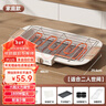 奥然电烧烤炉烧烤架室内无烟烧烤串机架子家用电烤盘大功率不粘烤肉烤串一体 白色电烤炉【烤网+接油盘】+8件套 实拍图
