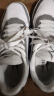 鸿星尔克（ERKE）板鞋男鞋春夏款运动鞋透气滑板鞋软底低帮校园风鞋子运动休闲鞋 正白/中灰 【软底】 41 码（255mm） 实拍图