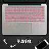 苹果MacBook pro 13.3英寸A1502 A1425 A1278笔记本键盘保护膜贴套垫极梭 半透粉色键盘膜 晒单实拍图