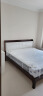宜奥家居床 北欧实木双人床1.5米单人床现代简约大床实木主次卧室家 单床（原木色） 1.8*2.0米(框架款) 实拍图