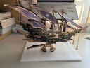 如何猫 奇幻飞船diy手工木质拼装模型3d立体拼图积木儿童玩具生日礼物男 诡秘之主神秘紫 实拍图