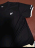 YONEXYONEX尤尼克斯yy羽毛球服春夏季速干比赛团队服yy球服全英赛林丹 男款 LOGOT袖 黑色 3XL 尤尼克斯尺码 XXO码 实拍图