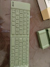 航世（BOW）HB022A 折叠无线蓝牙键盘 ipad平板手机电脑通用办公小键盘 复古绿 实拍图