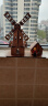 吉米兔木质3D立体diy拼图手工制作建筑模型儿童节生日玩具房子新年礼物  【木质激光竹子版】荷兰风车 晒单实拍图