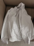 卡度顿衬衫男纯色商务休闲长袖衬衫男韩版修身职业工作服四季款白衬衣男 白色 XL 实拍图