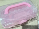 九槑手帐套装小麻薯胶带玩具女孩全套礼盒手账本咕卡套装贴纸流沙砖六一儿童节生日礼物手账贴纸手帐本 3层箱-粉/萌新套装/手帐套装+咕卡 实拍图