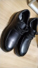 奥康官方男鞋   新品商务休闲日常皮鞋舒适平底系带简约时尚男士单鞋 黑色 39 实拍图