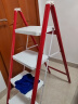 杜邦（DUPONT） 梯子家用人字梯折叠梯凳多功能登高台阶小步梯 四步花架梯【红色】 实拍图