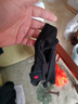 力为（Leevy）健身跑步衣运动男夏季训练衣服速干晨跑无袖篮球背心装备宽松t恤 黑橙两件（背心） L 实拍图