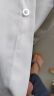 BLUE LITTLE WHITE 长袖衬衫男商务白衬衫修身男士正装工装免烫大码职业装抗皱衬衣 纯白色【快速到货 39（115斤-130斤） 实拍图
