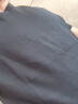布先生可机洗短袖羊毛T恤男秋冬打底针织衫 钢琴黑 XL/180  晒单实拍图