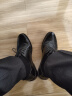 海澜之家HLA皮鞋男士商务休闲系带正装德比鞋子男HAAPXM3AA90183 黑色45 实拍图