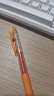 斑马牌（ZEBRA）JJ15 按动中性笔 签字笔 0.5mm子弹头啫喱笔水笔 学生彩色手账笔 橙色 实拍图