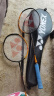 YONEX尤尼克斯羽毛球拍全碳素天斧F级约73克对拍套装AXSM已穿线附手胶 实拍图