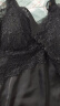 猫人睡衣女性感夏季薄透黑色蕾丝吊带睡裙女士冰丝带胸垫家居服 晒单实拍图