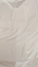 罗蒙（ROMON）短袖t恤男夏季圆领韩版百搭半袖男摆烂印花宽松休闲上衣 白M 实拍图