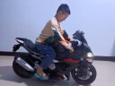 贝多奇（BEIDUOQI）儿童电动摩托大号可坐双人摩托电动车男女小孩乘骑玩具摩托机车 标配+红色+双驱+12V7A电瓶 实拍图