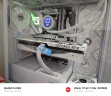 先马（SAMA）XW360DW（标配风扇）一体式机箱水冷散热器白色 自定义IPS屏/ARGB幻彩风扇/高性能冷排/漏液赔付 实拍图