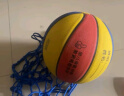 361°篮球中小学训练室内外耐磨5号橡胶儿童玩具篮球 红白蓝 实拍图