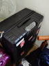爱华仕行李箱男拉杆箱女大容量旅行箱万向轻便飞机轮28英寸密码箱骑士黑 实拍图