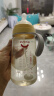 爱得利（evorie）婴儿带吸管奶瓶套装 一瓶三用  6个月以上宝宝防漏PPSU奶瓶套装 实拍图