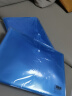 得力(deli)10只A4透明文件袋 按扣资料袋 塑料档案袋 文件保护 试卷票据收纳袋 8308蓝色 实拍图
