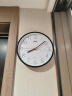 康巴丝（COMPAS）挂钟客厅 简约石英钟表挂墙时钟挂表 C2855-1 黑色 实拍图