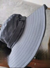 沐驰斯顿渔夫帽女夏季防晒遮阳帽子男士户外钓鱼防紫外线太阳帽大檐登山帽 帽檐12cm灰色 均码（男女同款） 实拍图
