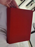 如晨660页超厚空白笔记本子加厚超大素描本手绘白纸页手账文具皮面记事本欧式速写本定制 红色 A4 实拍图