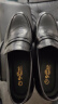 金利来（goldlion）男鞋商务休闲鞋时尚个性皮鞋舒适乐福鞋G582330093AAA黑色39 晒单实拍图
