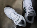 adidas ENTRAP休闲运动板鞋小白鞋少年感复古篮球鞋男子阿迪达斯 白色/绿色 40(245mm) 晒单实拍图