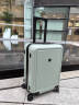 威豹画布系列拉杆箱女密码锁登机箱万向轮行李箱男大容量旅行箱托运箱 苔原绿 20英寸 晒单实拍图