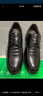 波图蕾斯(Poitulas)英伦男士商务休闲鞋正装皮鞋男系带耐磨 P9829 黑色 40 实拍图