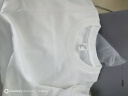 网易严选200g重磅纯棉T恤5A级抑菌不易变形耐水洗夏季短袖男女同款不泛黄 本白色 L(175/96A) 晒单实拍图