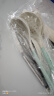 拜格（BAYCO）拜格 硅胶厨具套装6件套 锅铲汤勺漏勺饭勺食品夹奶白绿 BC5573 实拍图