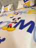 迪士尼（Disney）110g加厚抗菌磨毛四件套儿童4件套被套200*230cm床单被罩枕套1.5/1.8米 米奇绅士 实拍图