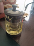 紫丁香 茶壶 泡茶壶防撞保护底加厚耐热玻璃茶具茶水分离壶泡茶器 实拍图