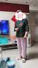 俞兆林（YUZHAOLIN）妈妈装夏款衬衫洋气上衣2024新款中老年女装高贵奶奶夏季老人衣服 深绿色上衣 2XL -大概138斤以下穿 实拍图