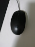 惠普（HP）鼠标微声版有线鼠标 笔记本台式电脑一体机通用办公鼠标 便携对称商务微声鼠标黑色 实拍图