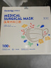 袋鼠医生 一次性医用外科口罩100只独立包装夏季薄款透气三层灭菌级防尘晒白色口罩 实拍图