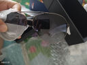 帕森（PARZIN）偏光太阳镜型男经典蛤蟆镜安全驾驶墨镜8131A枪框渐灰片 实拍图