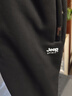 吉普（JEEP）裤子男冬季加绒裤子男加厚运动男士休闲裤大码保暖羊羔绒纯棉裤 967-黑色直筒 4XL（160斤-175斤） 实拍图