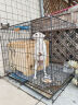 华美龙 狗笼子小型犬中型犬带厕所泰迪柯基比熊柴犬宠物狗窝室内狗围栏 【免安装】85*60*70（45斤内） 实拍图