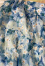 香影（xiangying）今年流行的一整套穿搭夏装套装2024新款t恤碎花半身裙两件套 蓝色 M 晒单实拍图